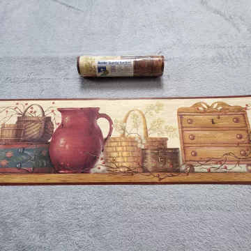 Chesapeake Country Kitchen Multicolor Wallpaper Border Prepasted Washable New