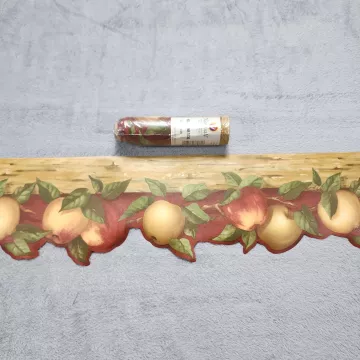 Norwall Country Botanical Fruit Multicolor Wallpaper Border Pre-Pasted Vinyl Tex