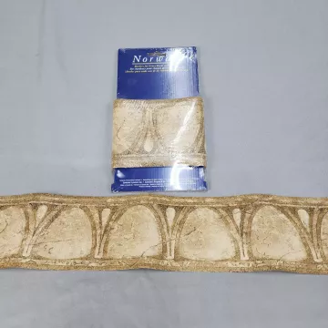 Norwall Stone Arch Beige Wallpaper Border Prepasted Vinyl New Sealed NB76939A