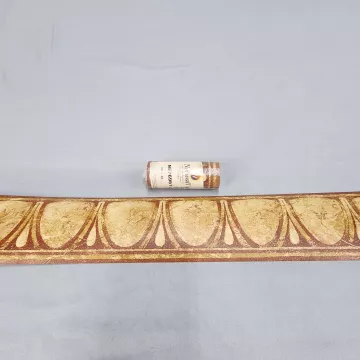 Norwall Gold Geometric Wallpaper Border Prepasted Vinyl Textured New Sealed