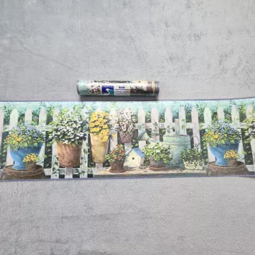 Chesapeake Country Floral Multicolor Wallpaper Border New Prepasted Vinyl