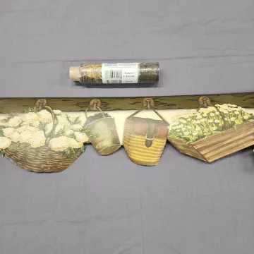 Chesapeake Country Floral Green Wallpaper Border Prepasted Vinyl New Sealed