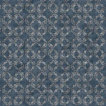 CS35619 Velvet Mini Wallpaper Blue, Silver Classic Silks 2 Norwall Wallcovering