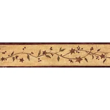 Vine Barn Star Pip Berry Wall paper Border