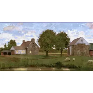 The Sheep Farm Wallpaper Border