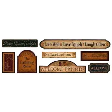 Country Accent Signs Murals