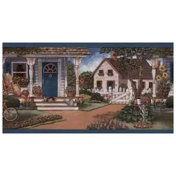 Old Time City Street Wallpaper Border CUP3381B