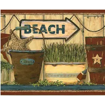 Beach Wallpaper Border