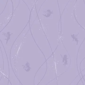 Walt Disney Kids Ii Tonal Fairy Stripe Wallpaper