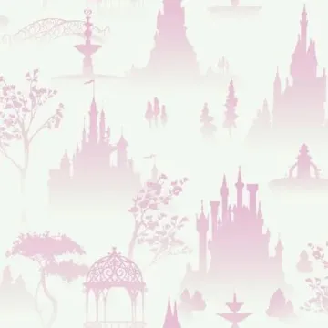 Walt Disney Kids Ii Tonal Scenic Toile Wallpaper
