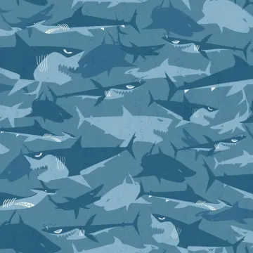 Walt Disney Kids Ii Shark Wallpaper
