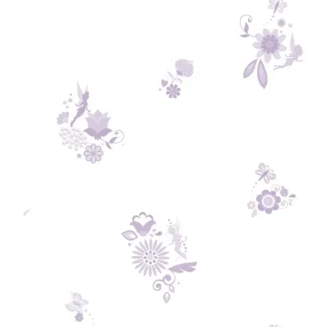 Walt Disney Kids Ii Tonal Fairy Spot Wallpaper
