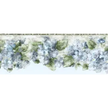 Die Cut Blue Wallpaper Border