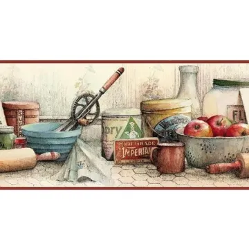 Moms Cooking Wallpaper Border