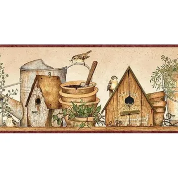 Rosemary Garden Wallpaper Border