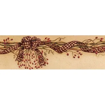 Rosehip Garland Wallpaper Border