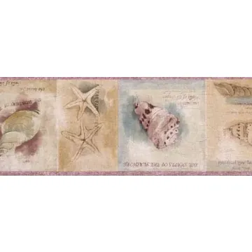 Sample of the Seashore Wall Paper Border
