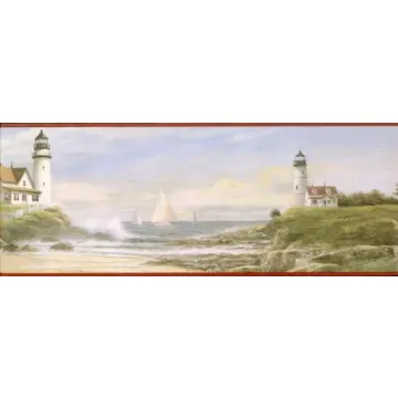 Rust Guiding Light Wallpaper Border