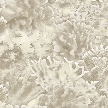 FH37501 Coral Wallpaper Beige, Antique White, Cottage White Farmhouse Living Norwall Wallcovering