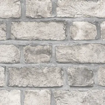 FH37520 Farmhouse Brick Wallpaper Taupe, Black, Dove, Clay Living Norwall Wallcovering