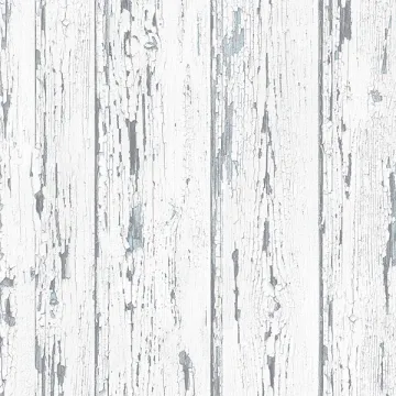 FH37532 Shiplap Wallpaper White, Blue, Turquoise, Cotton, Grey, Farmhouse Living Norwall Wallcovering