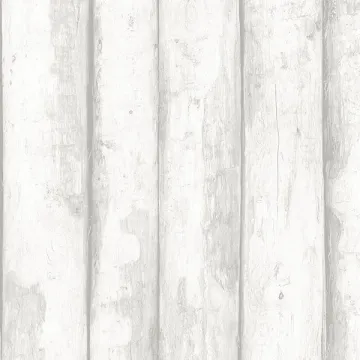FH37534 Log Cabin Wallpaper Grey, Light Dolphin Grey Farmhouse Living Norwall Wallcovering