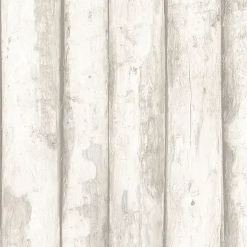 FH37535 Log Cabin Wallpaper Beige Farmhouse Living Norwall Wallcovering