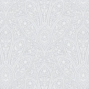FH37549 Distressed Paisley Wallpaper Grey, Light Dolphin Soft Grey Farmhouse Living Norwall Wallcovering