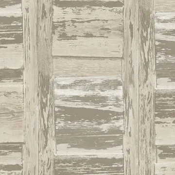 FH37560 Shutter Wallpaper Brown, Beige Farmhouse Living Norwall Wallcovering