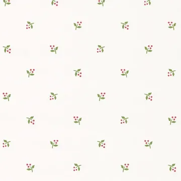 FK26941 Berry Toss Wallpaper Green, Red Fresh Kitchens 5 Norwall Wallcovering