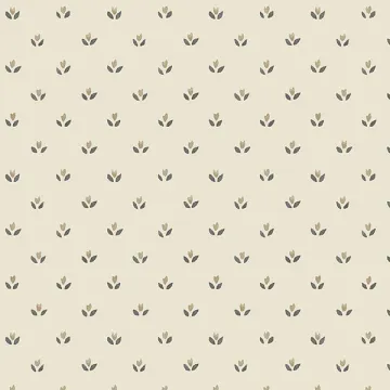 FK34406 Mini Tulip Wallpaper Beige, Charcoal, Black Fresh Kitchens 5 Norwall Wallcovering
