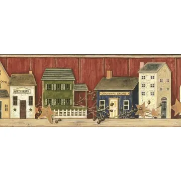 Collectible House Wall Paper Border