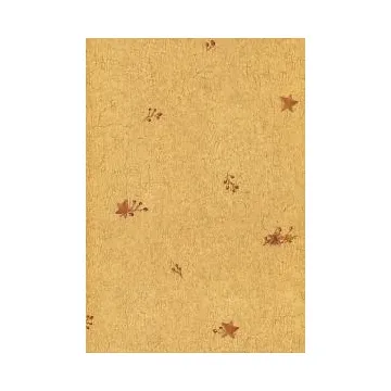 Star and Berry Mustard Wallpaper