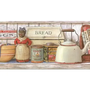 Country Kitchen Wallpaper Border