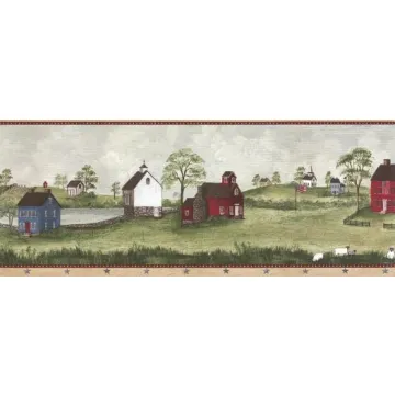 Primative Home Wallpaper Border