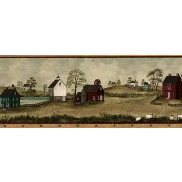 Primative Home Wallpaper Border