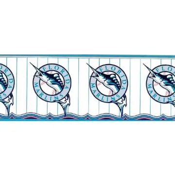 MLB Florida Marlins Wallpaper Border
