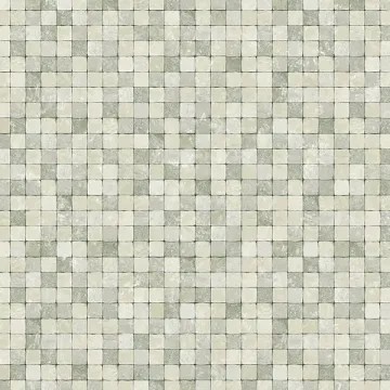 G67416 Shades of Blue/Green Faux 1/2" Tiles Greens, Blue/Greens Natural FX Norwall Wallcovering