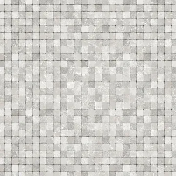 G67420 Shades of Grey/Silver Faux 1/2" Tile Grey, Medium Silver Natural FX Norwall Wallcovering