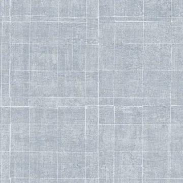 G67458 Light Blue Linen Grid Wallpaper Blue, White Natural FX Norwall Wallcovering
