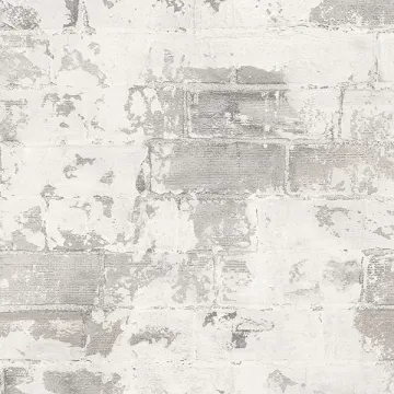 G67990 Brick Wallpaper Dark Grey, Pavement Brown Organic textures Norwall Wallcovering