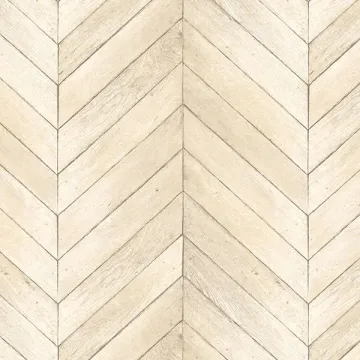 G67999 Chevron Wood Wallpaper Beige, Sand, Vanilla, Cream Farmhouse Living Norwall Wallcovering