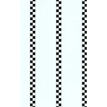 Black and White Check Striped Wall Paper