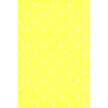 Yellow and White Polka Dot Wallpaper