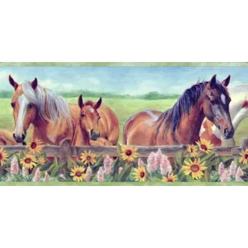 Harmony Horses Wallpaper Border