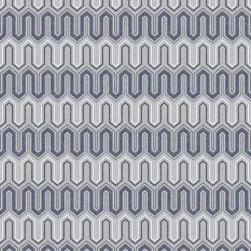 GX37611 Zig Zag Wallpaper Navy, Grey, Midnight Blue GeometriX Norwall Wallcovering