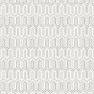 GX37616 Zig Zag Wallpaper Light Grey, Beige, Dove GeometriX Norwall Wallcovering