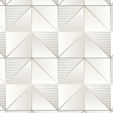GX37633 Cubist Wallpaper Beige, Tan, Fawn GeometriX Norwall Wallcovering