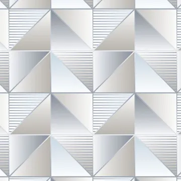 GX37634 Cubist Wallpaper Blue, Grey, Sea GeometriX Norwall Wallcovering