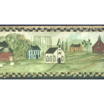 Black Country Church Wallpaper Border